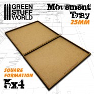 MDF 移动托盘 25mm 5x4 - 手工配件