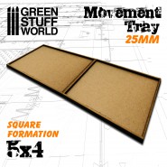 MDF Movement Trays 25mm 5x4 | Hobby Accessories