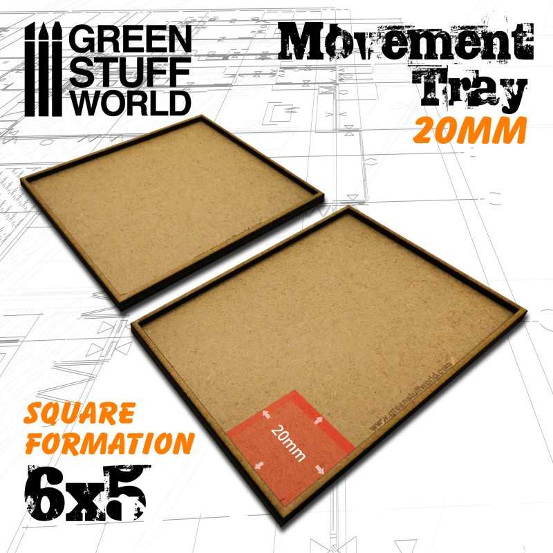 MDF Movement Trays 20mm 6x5 | Hobby Accessories