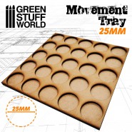 MDF Movement Trays 25mm 5x5 - Skirmish Lines | Movement Trays