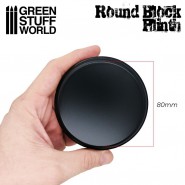 Round Top Display Plinth 8cm | Round Cylinder Plinths