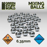 Mixing Paint Steel Bearing Balls in 6.35mm | Mixing Balls