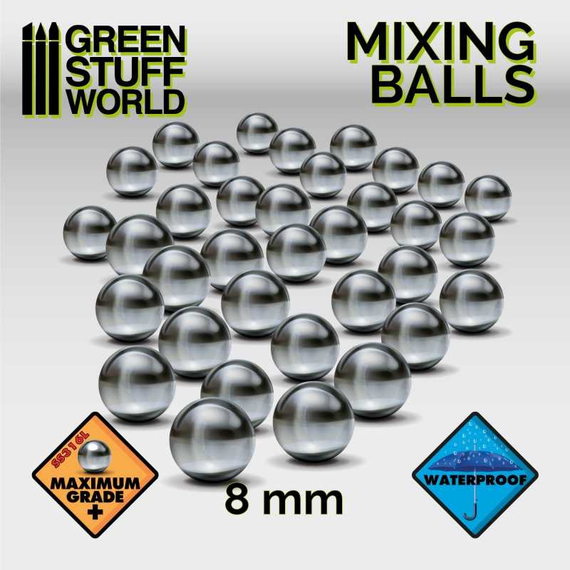 Mixing Paint Steel Bearing Balls in 8mm | Mixing Balls