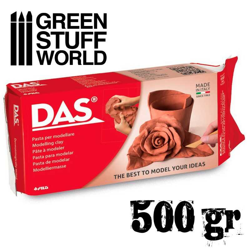 DAS赤陶色模型粘土 - 500gr. - DAS黏土