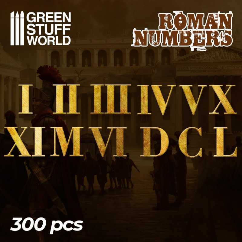 Roman Numbers | Letters and Numbers for Modelling