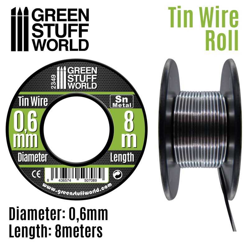 Flexible tin wire roll 0.6mm | Tin