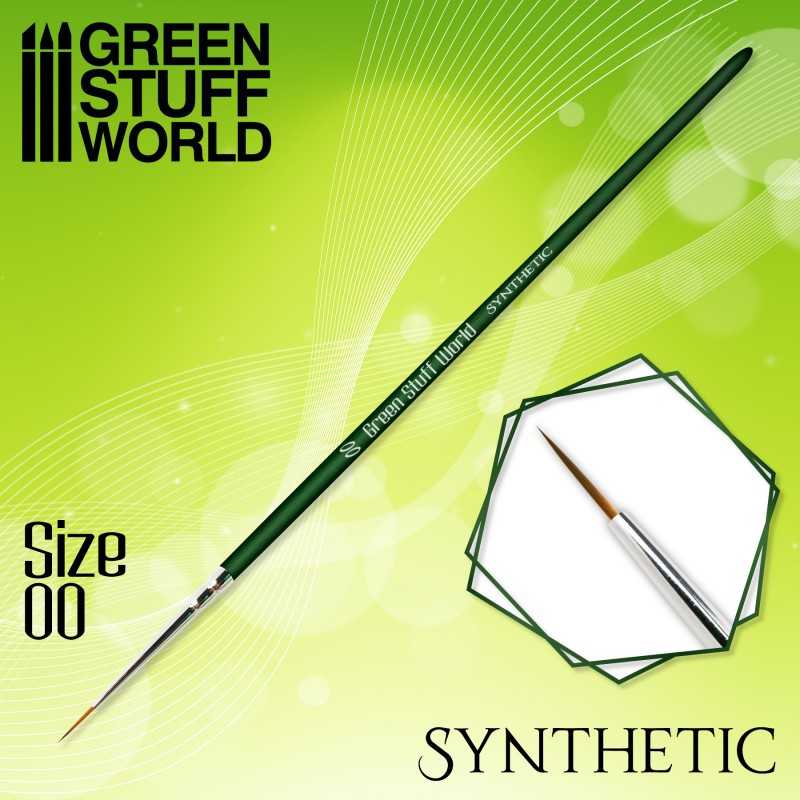 绿色系列 人造刷 - 尺寸00 - 画笔