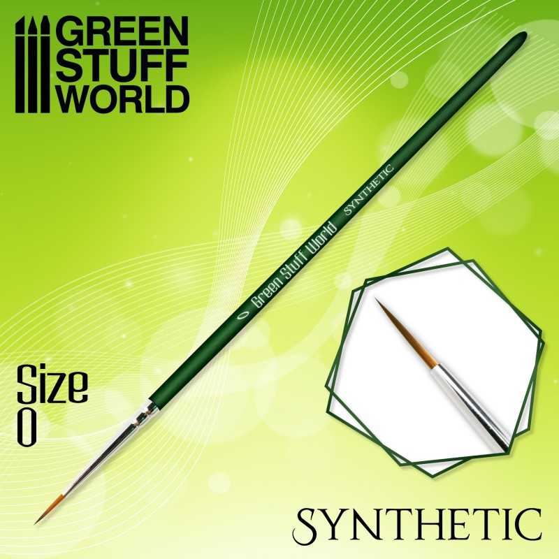 綠色系列 人造刷 - 尺寸0 - 畫筆