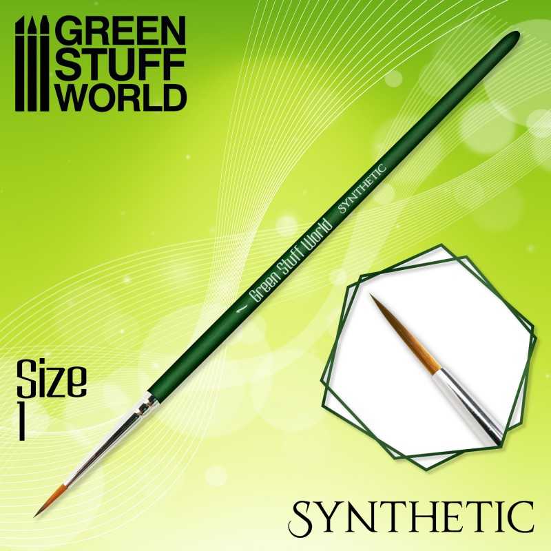 GREEN SERIES Synthetic Brush - Size 1 | Paint Brushes