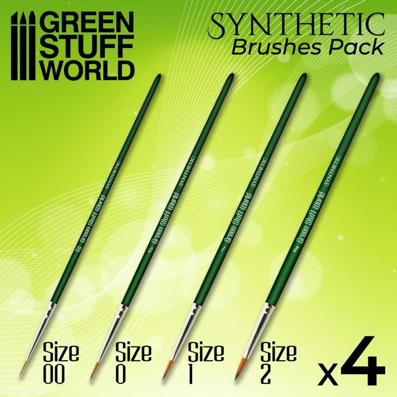 GREEN SERIES Synthetic Brush Set | Paint Brushes