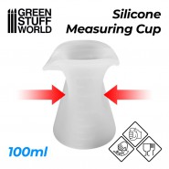 Silicone Measuring Cup 100ml | Empty Paint Pots