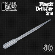 50x Long Droppers with Suction Bulb | Airbrushing