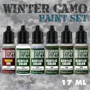 丙烯酸塗料組合 - 冬季迷彩 - 套漆