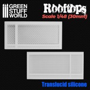 Silicone Molds - Rooftops 1/48 (30mm) | Terrain molds