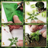 紙藝植物 - 盆栽棕櫚樹 - 紙藝植物