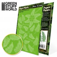 紙藝植物 - 毛葉蕨 - 紙藝植物