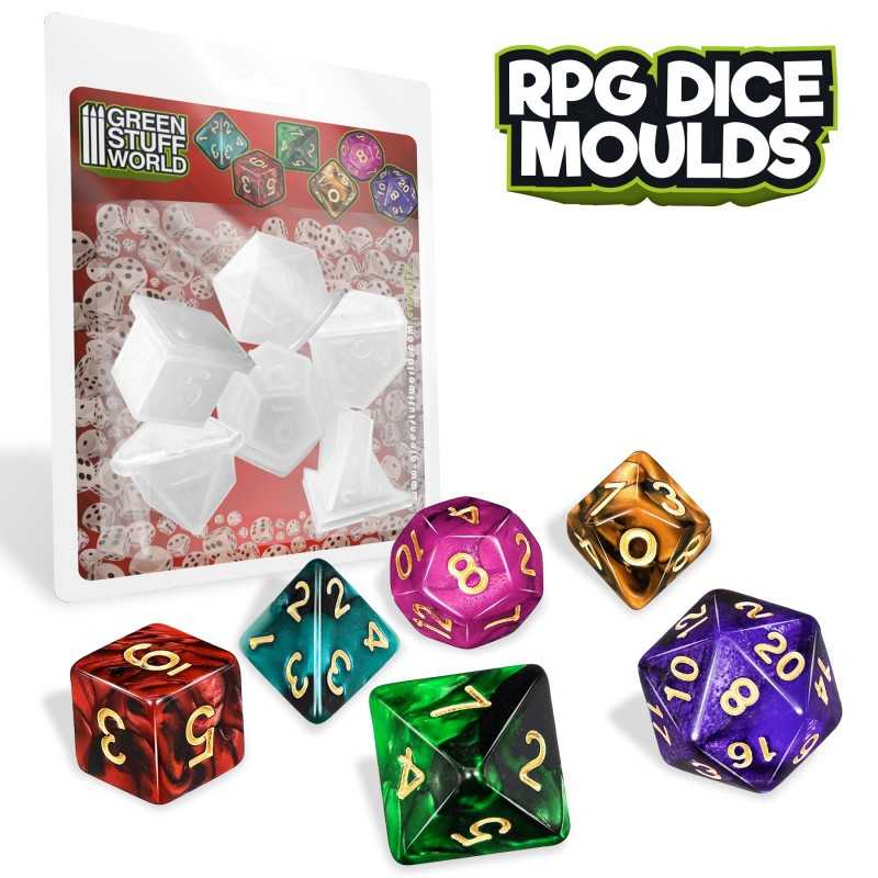 RPG多面體骰子模具 - 骰子模具