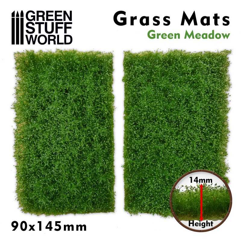 片状草坪 - 绿色草原 - 片状草坪