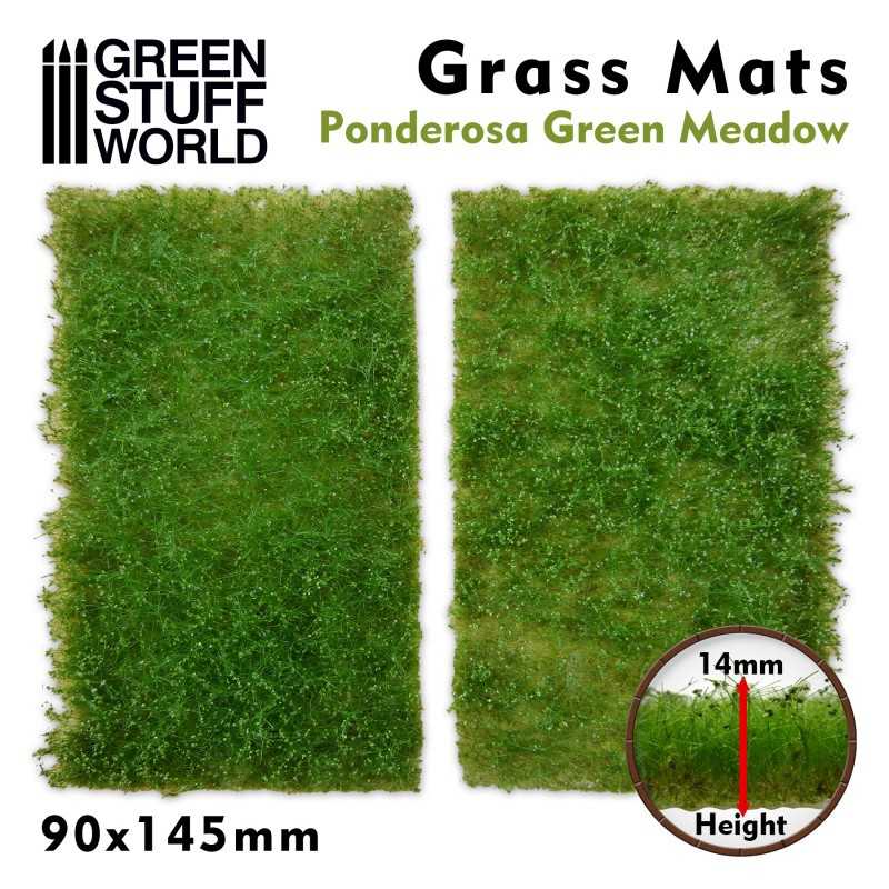 Grass Mat Cutouts - Ponderosa Green Meadow | Grass Mat Cutouts