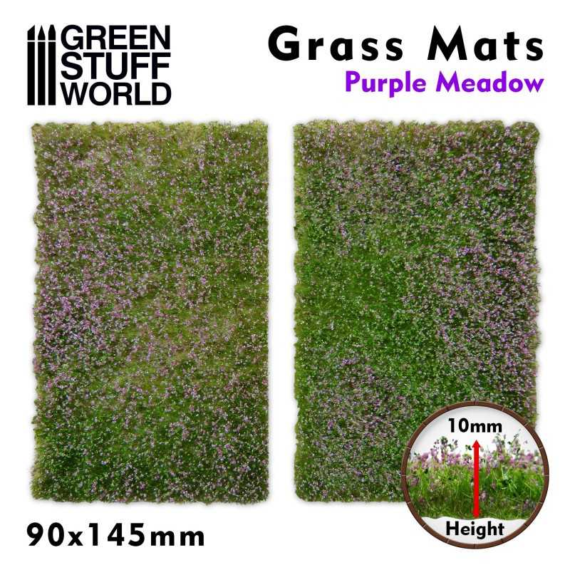 Grass Mat Cutouts - Purple Meadow | Grass Mat Cutouts
