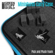Transport Case with Pick and Pluck Foam | For Miniatures