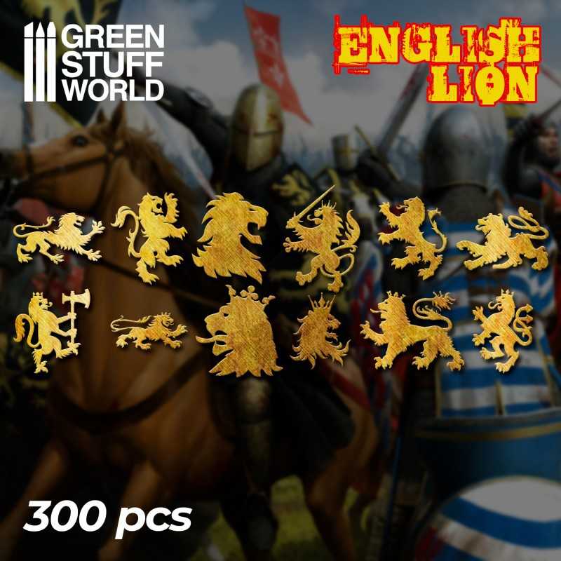 英格兰狮子符号 - 场景和树脂