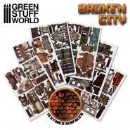 Broken City - Terrain Set | Cardboard Scenery