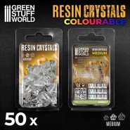 CLEAR Resin Crystals - Medium | Transparent resin