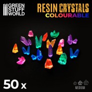 CLEAR Resin Crystals - Medium | Transparent resin