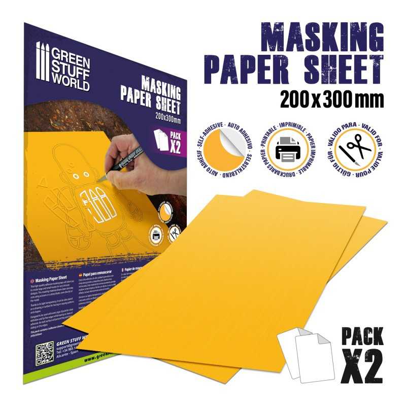 Masking Paper Sheets x2 | Masking tape