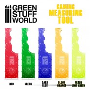 Gaming Measuring Tool - Fluor Orange 8 inches | Markers and gaming rulers