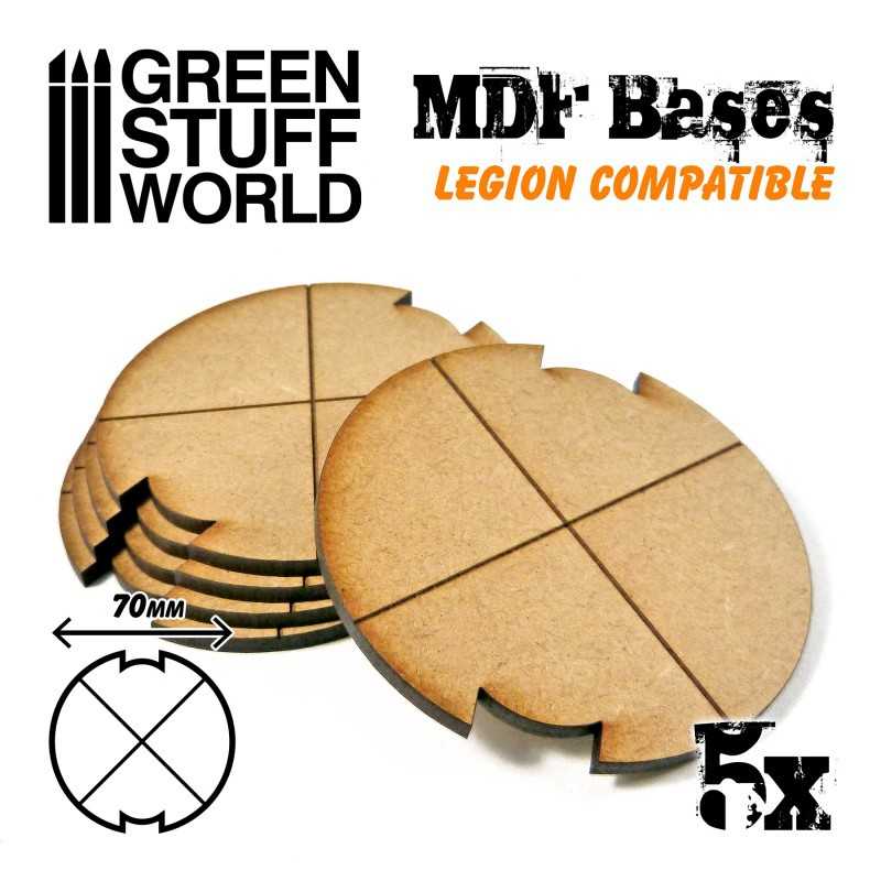 MDF Bases - Round 70 mm (Legion) | Star Wars Legion MDF bases