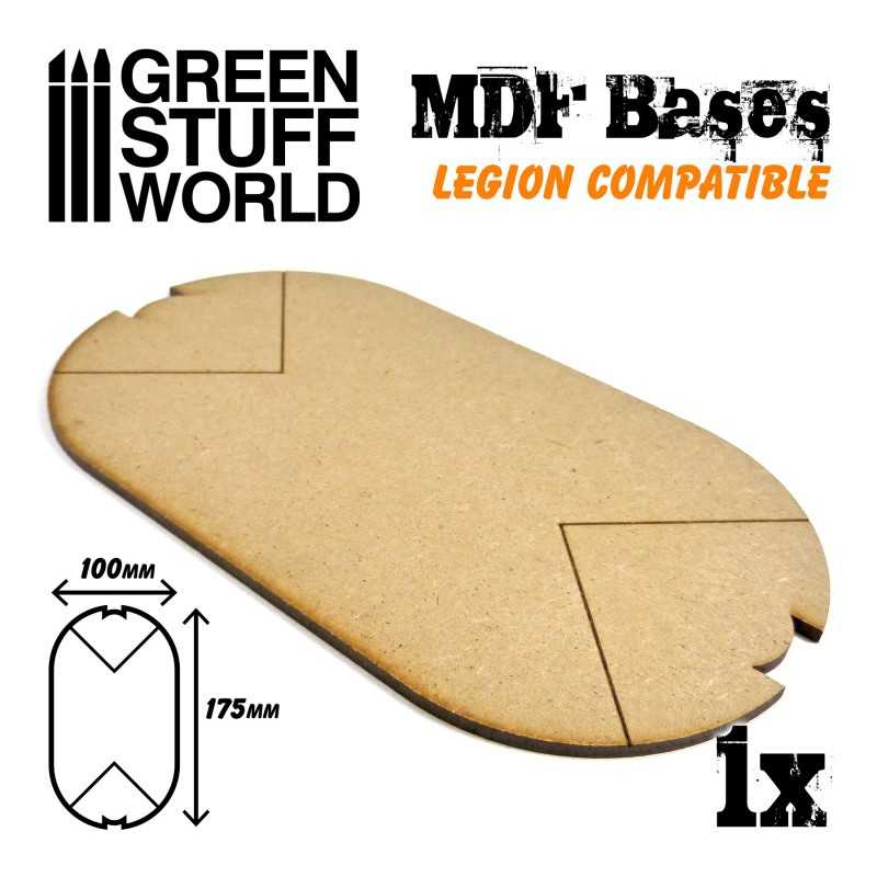 MDF Bases - Oval 100x175 mm (Legion) | Star Wars Legion MDF bases