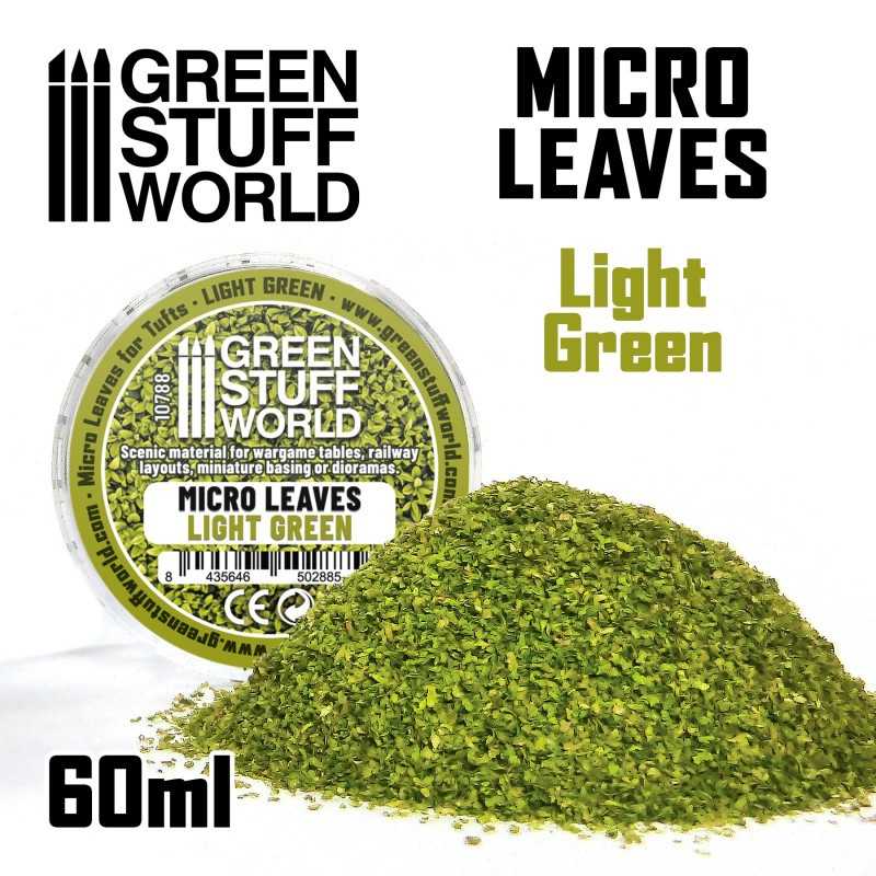 Micro Leaves - Light Green Mix | Miniature leaves