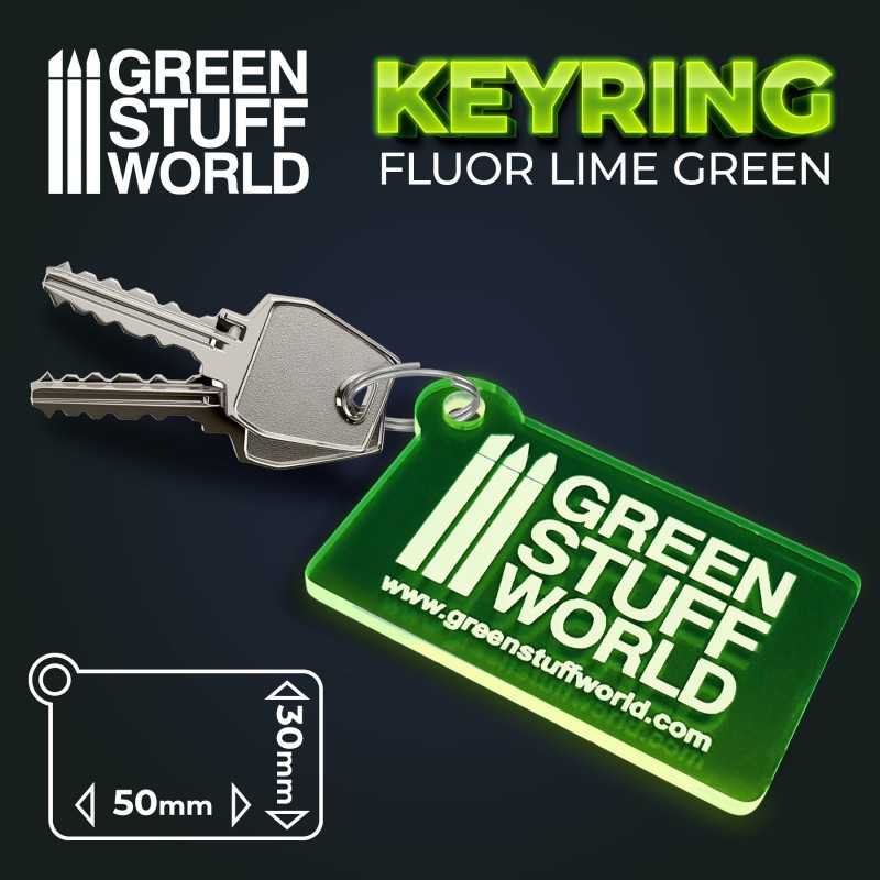 GSW logo 鑰匙扣 - 綠色 - 手工配件