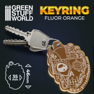 GSW skull Keyring - Fluor Orange | Hobby Accessories