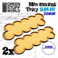 MDF 移动托盘 32mm x 10 - SLIM-FIT - 手工配件