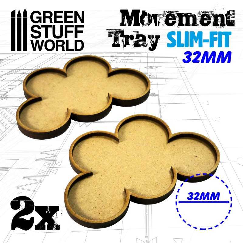 MDF 移动托盘 32mm x 5 - SLIM-FIT - 西格玛时代底座