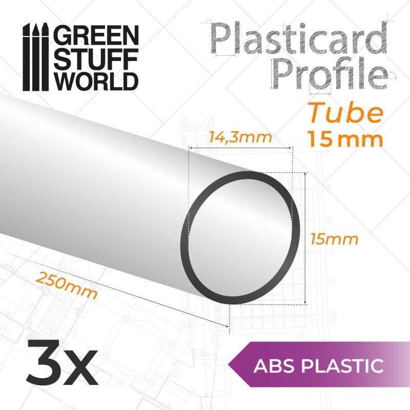 Plasticard圓形管材 15mm - 管道 - 圓形