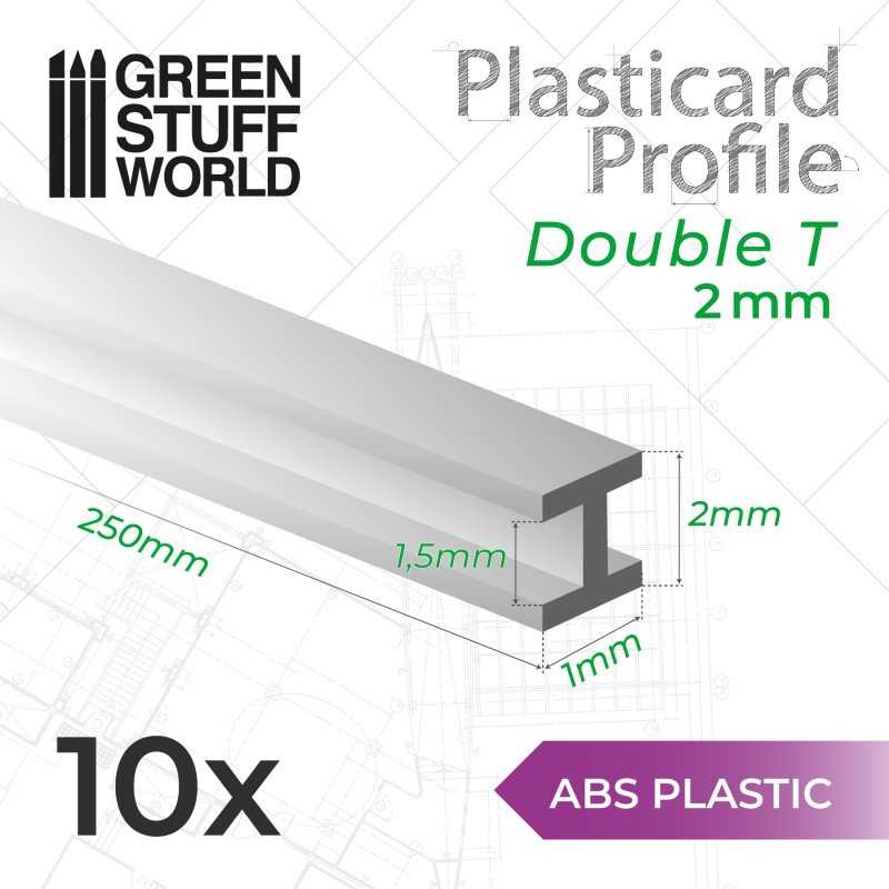 Plasticard型材 DOBLE-T 2 mm - 其它型材