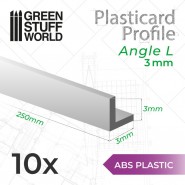 Plasticard型材 ANGLE-L 3 mm - 其它型材