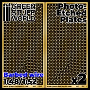 Photo-etched Plates - Barbed Wire | Barbed wire