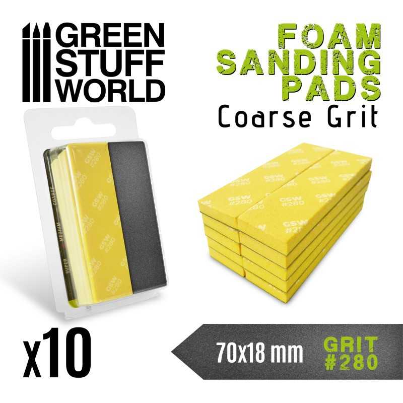 Foam Sanding Pads 280 grit | Flexible Sanding Pads