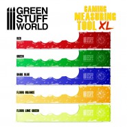 Gaming Measuring Tool - Green 12 inches | Markers and gaming rulers
