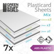 ABS Plasticard A4 - Variety...