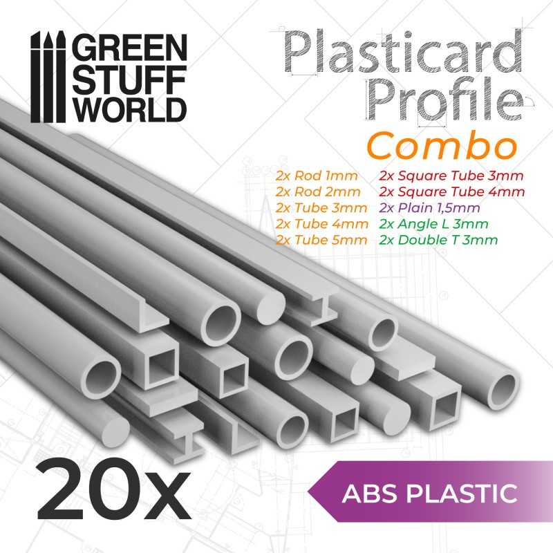 Plasticard型材 - MIX PACK - 20x 組合 - 不同組合
