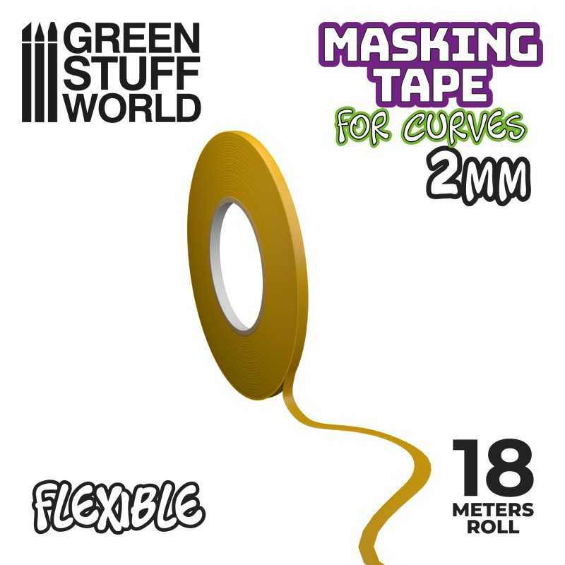Flexible Masking Tape - 2mm | Masking tape for curves