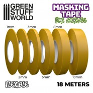 Flexible Masking Tape - 3mm | Masking tape for curves