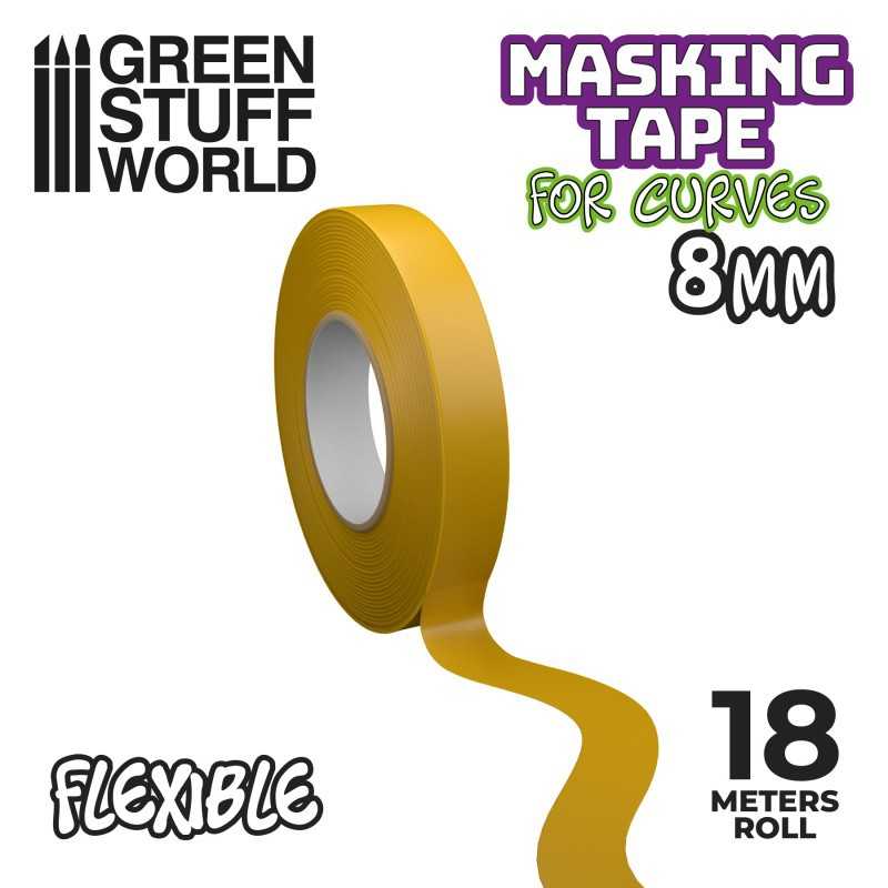 Flexible Masking Tape - 8mm | Masking tape for curves