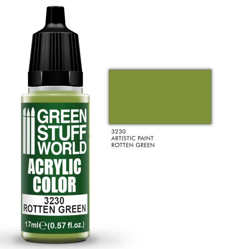 丙烯酸塗料 茶綠色 - 丙烯塗料